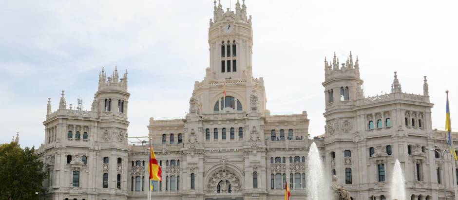 El Palacio de Cibeles, en el centro de Madrid