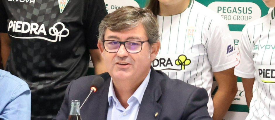 El consejero delegado del Córdoba Club de Fútbol, Javier González Calvo
