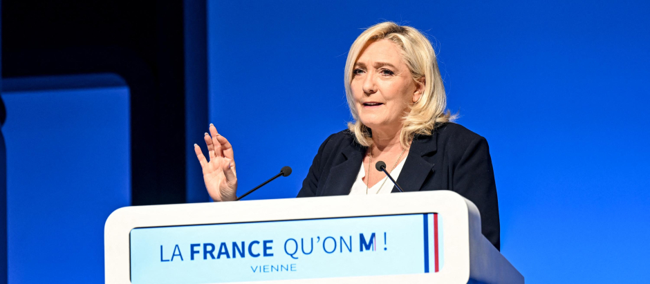 La líder opositora francesa Marine Le Pen