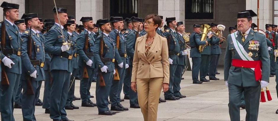 María Gámez, directora general de la Guardia Civil, en un acto del Instituto Armado