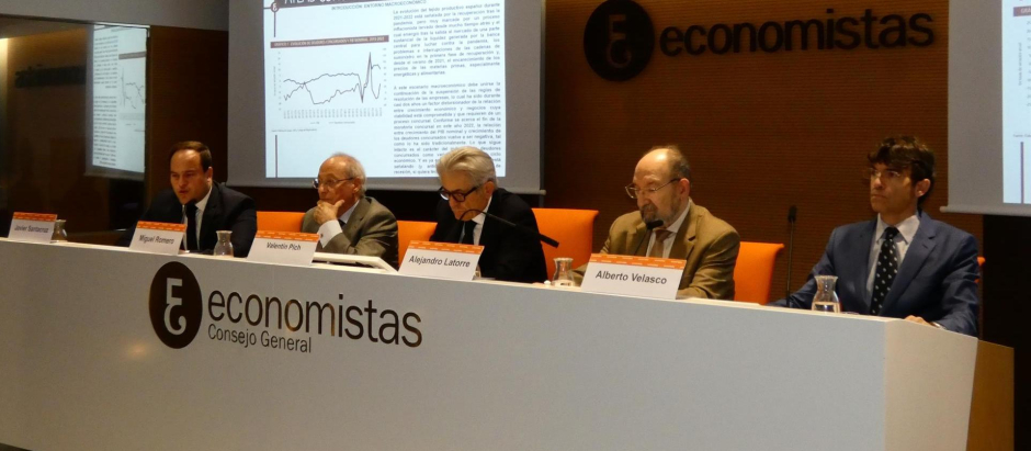 Presentación del estudio Atlas Concursal 2022, elaborado por el Registro de Economistas Forenses