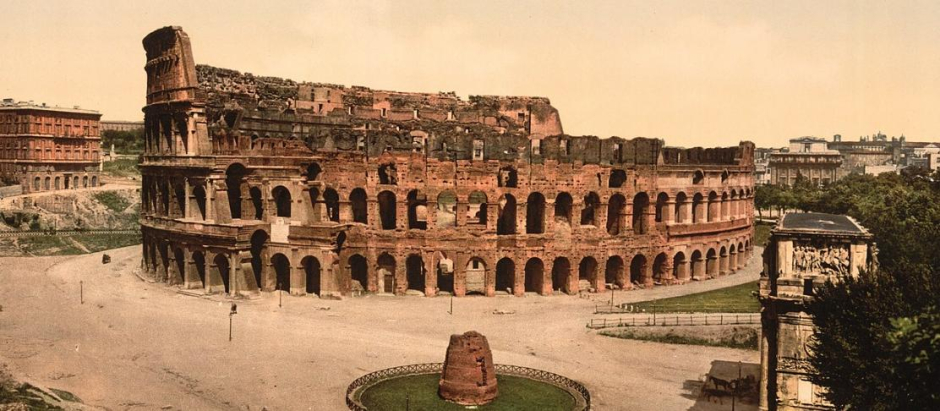 El Coliseo en una foto de mediados del XIX