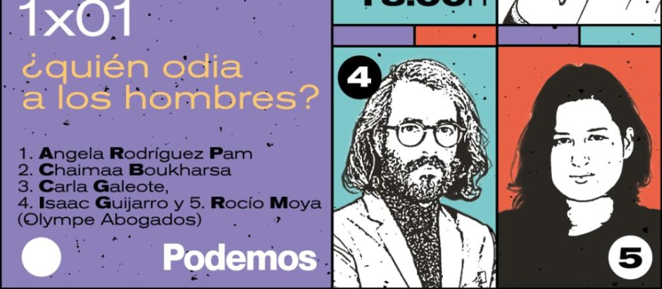 Cartel del podcast de Podemos