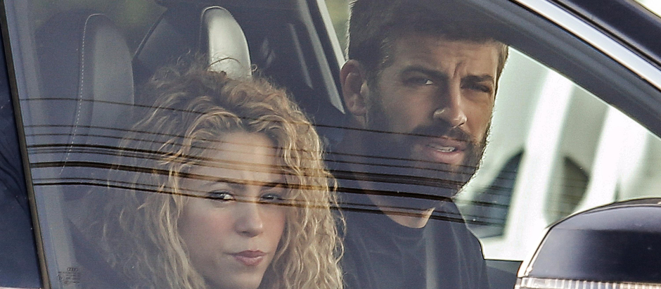 Singer Shakira and soccer player Gerard Piqué  in Barcelona on Friday 13 October 2017.
