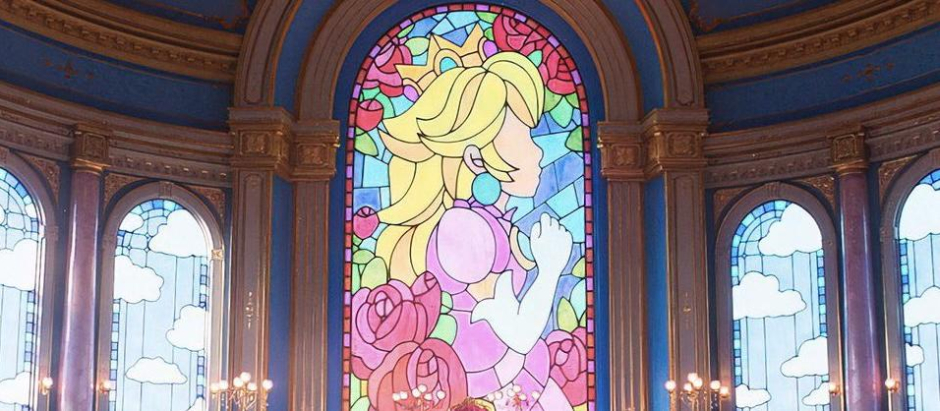 La apariencia que tendrá el castillo de la princesa Peach en la adaptación al cine de Illuminations del videojuego Mario Bros de Nintendo