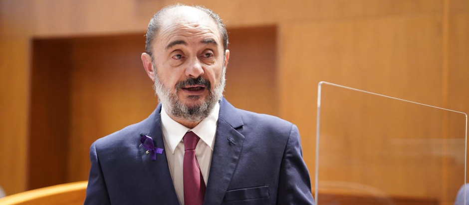 El presidente del Gobierno de Aragón, el socialista Javier Lambán