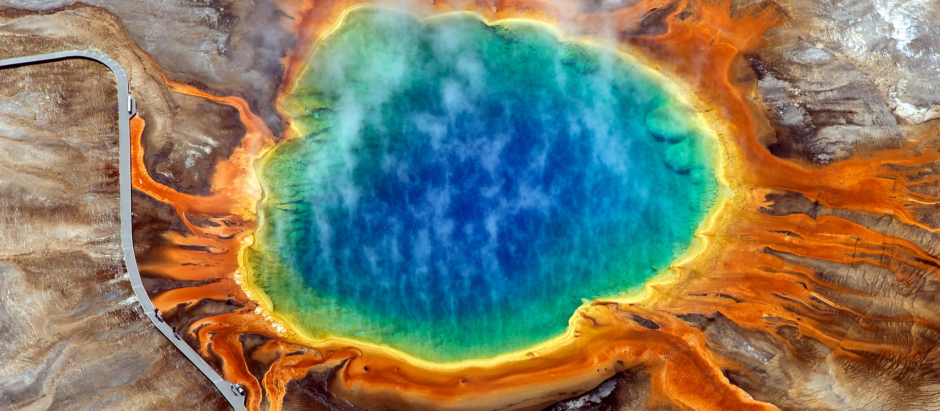 La caldera de Yellowstone tiene una dimensión de 70x45 kilómetros