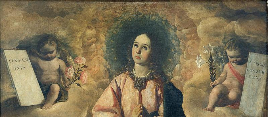 Pintura de Inmaculada Concepción realizada por Zurbarán en 1632