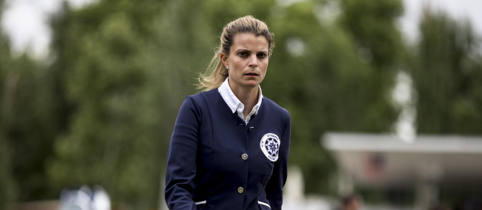 Athina Onassis at Global Champions Tour CSI2 Madrid 2019 in Madrid on Friday , 17 May 2019.