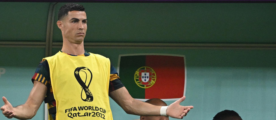 Cristiano Ronaldo fue suplente en el partido de octavos de Portugal
