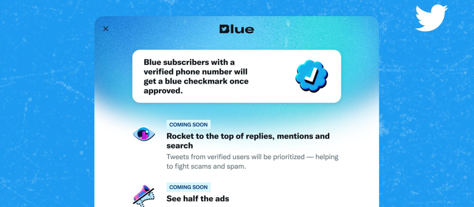 Twitter Blue volverá a ser lanzado el lunes 12 de diciembre