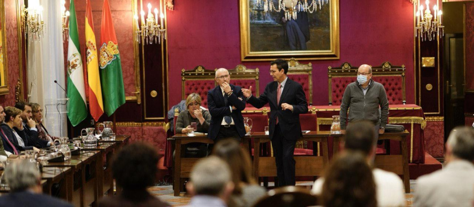 Reunión con el comité que redactó la candidatura de Granada para la AESIA