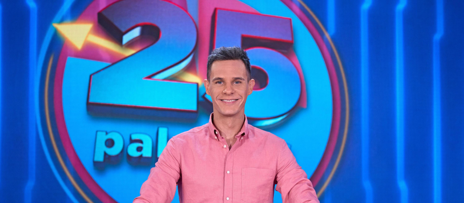 Christian Gálvez, presentador de '25 palabras'