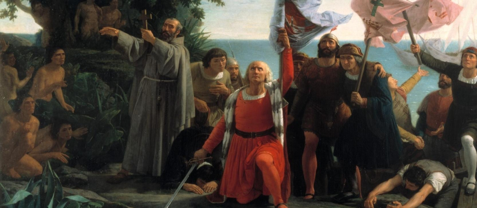'Desembarco de Cristóbal Colón', de Dióscoro de Puebla