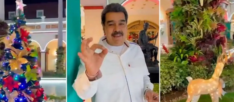 Nicolás Maduro en su anticipo de navideño de 2021
