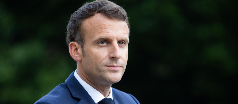 France's President Emmanuel Macron during a meeting in Paris on June 23, 2021.