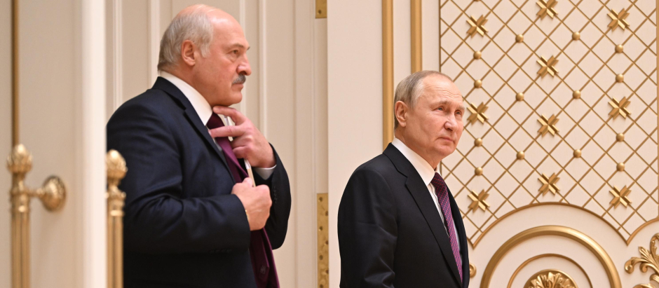 Putin y Lukashenko en Minsk