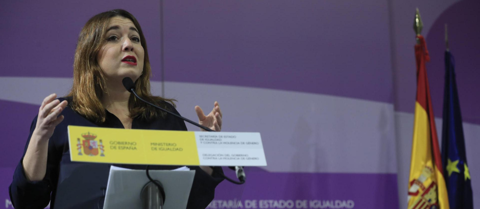 La secretaria de Estado de Igualdad, Ángela Rodríguez.