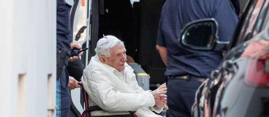 Una de las últimas apariciones del Papa emérito, Benedicto XVI