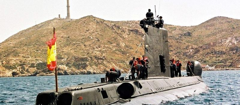 Imagen del submarino Tonina S-62 de Navantia