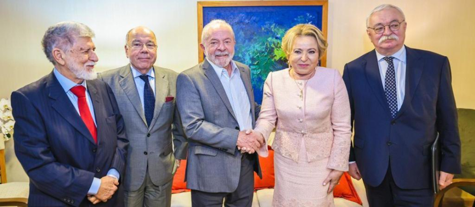 Lula recibe a una delegación de Putin enviada para su investidura