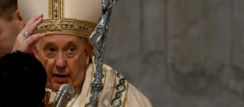 El Papa Francisco encabeza el servicio que marca la Jornada Mundial de la Paz en la Basílica de San Pedro