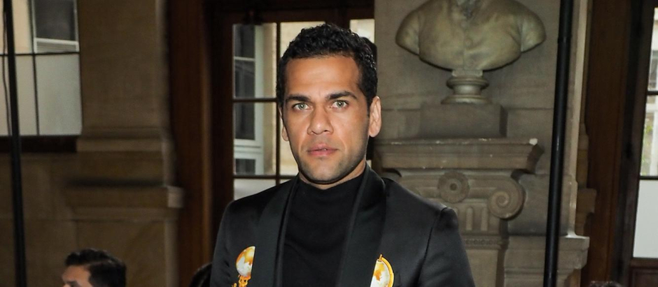 Soccerplayer Dani Alves at the GeorgesHobeika as part of Paris Fashion Week on January 22, 2018 in Paris, France.