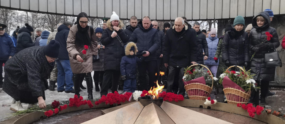 Familiares reclutas rusos muertos Makiivka