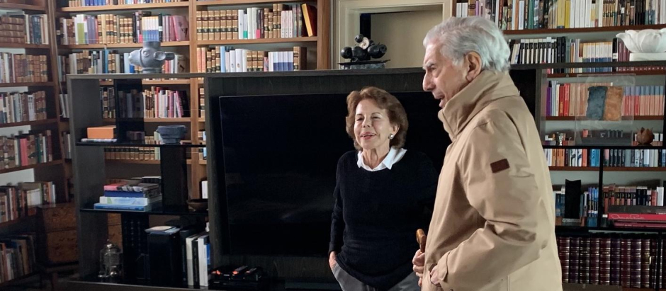Mario Vargas Llosa y Patricia