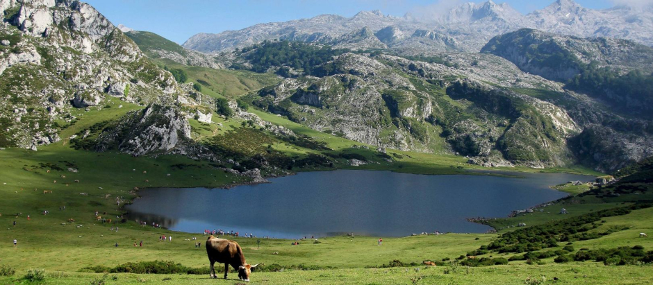 Los lagos de Covadonga, en el Principado de Asturias