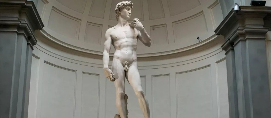 El David de Miguel Ángel es una de las principales atracciones de la Galería Uffizi, en Florencia