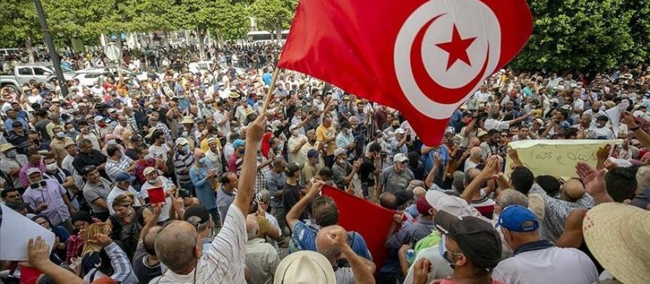 Protestas en Túnez contra el presidente Kaïs Saied