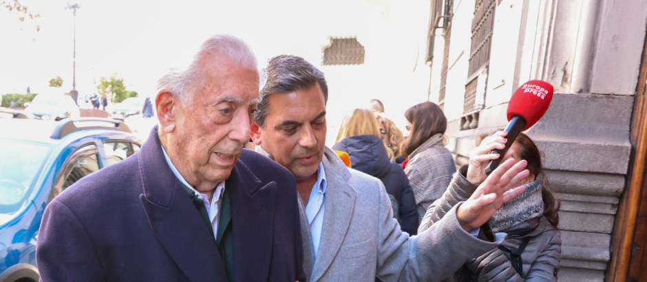 Mario Vargas Llosa in Madrid, 15 january 2023