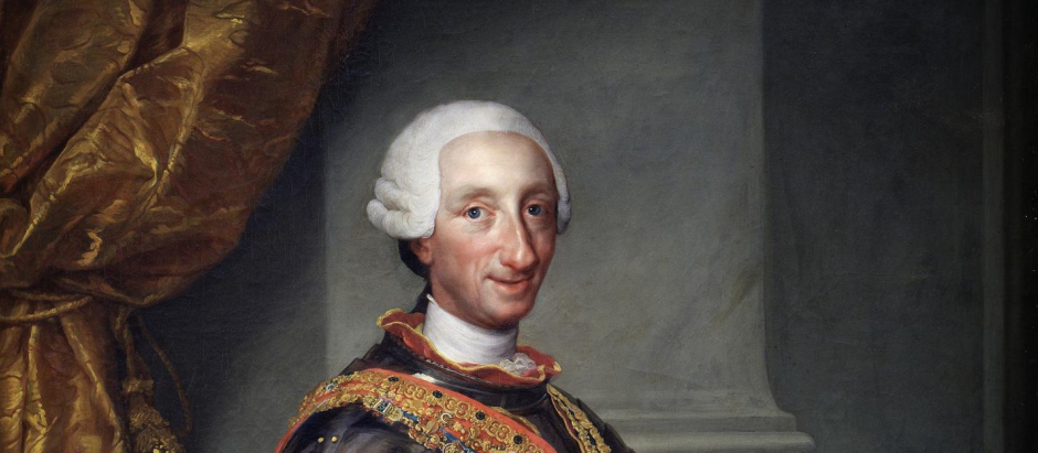 Carlos III retratado hacia 1765 por Anton Raphael Mengs (1728-1779)