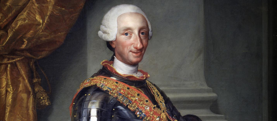 Carlos III retratado hacia 1765 por Anton Raphael Mengs (1728-1779)