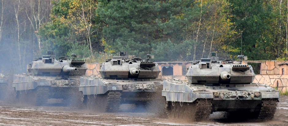 Tanques Leopard alemanes