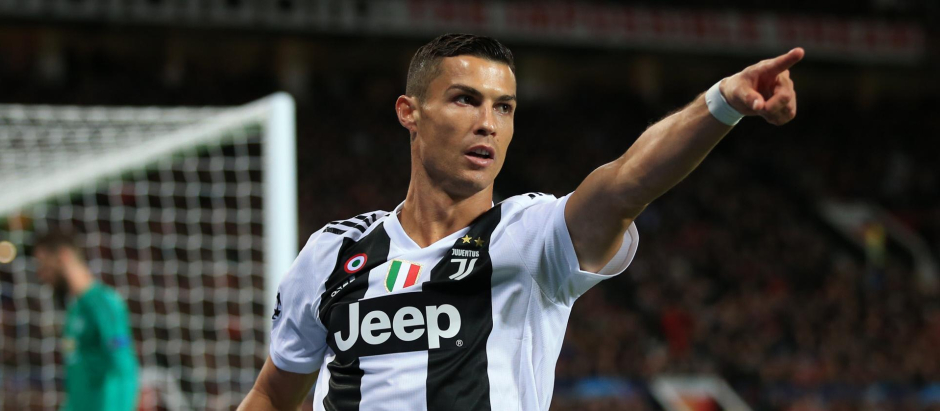Cristiano Ronaldo of Juventus during the match between Manchester United vs Juventus of UEFA Champions League, Group Stage, Group C, date 3, 2018-2019 season. Old Trafford Stadium. Manchester, Spain - 23 OCT 2018.