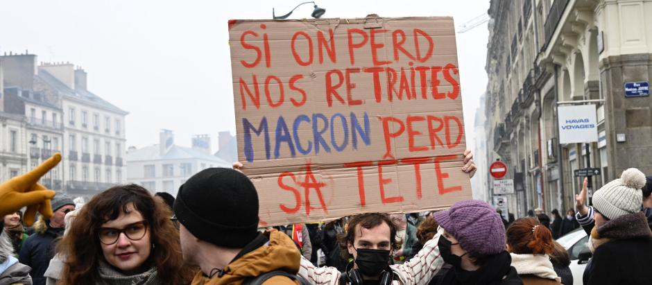 Manifestación Francia
