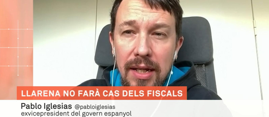 Pablo Iglesias colabora en el programa de TV3 Els matins
