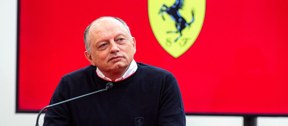 This handout photograph taken on January 25, 2023, and made available on January 27, 2023 by Scuderia Ferrari, shows newly-named Ferrari Formula One team principle, Frederic Vasseur, in Maranello, Italy. - Ferrari named Frederic Vasseur as their new Formula One team principal on January 27, 2023. (Photo by Handout / Scuderia Ferrari press office / AFP) / RESTRICTED TO EDITORIAL USE - MANDATORY CREDIT "AFP PHOTO / SCUDERIA FERRARI PRESS OFFICE" - NO MARKETING NO ADVERTISING CAMPAIGNS - DISTRIBUTED AS A SERVICE TO CLIENTS