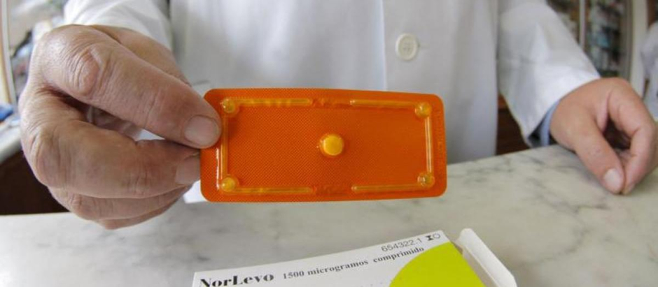 Imagen de la llamada píldora abortiva en una farmacia española, donde sí está permitido