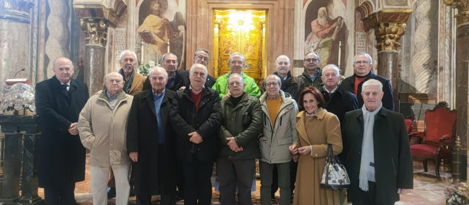 Integrantes de la promoción 1961/62 del Seminario