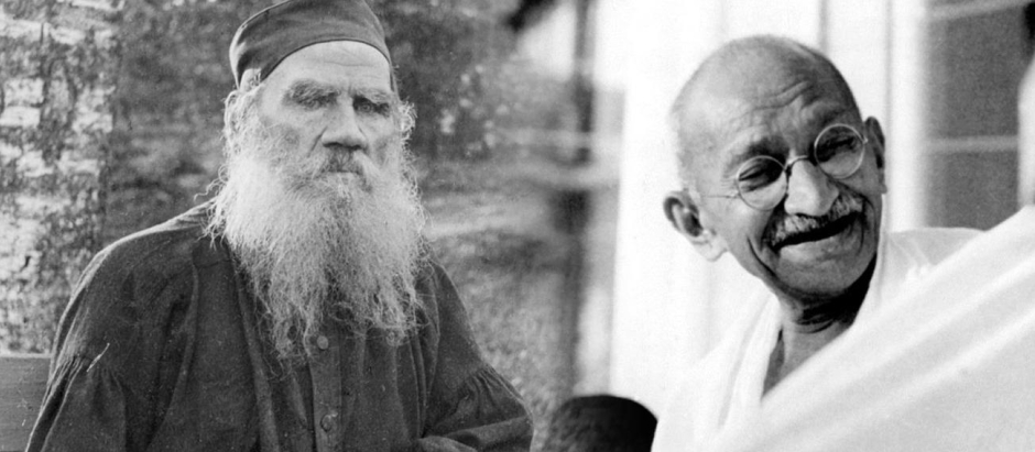 Tolstói y Ghandi mantuvieron una amistad por correspondencia desde 1908