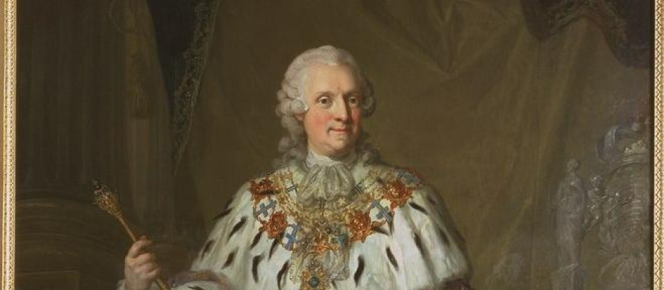Adolfo Federico de Suecia. Retrato por Lorens Pasch el Joven