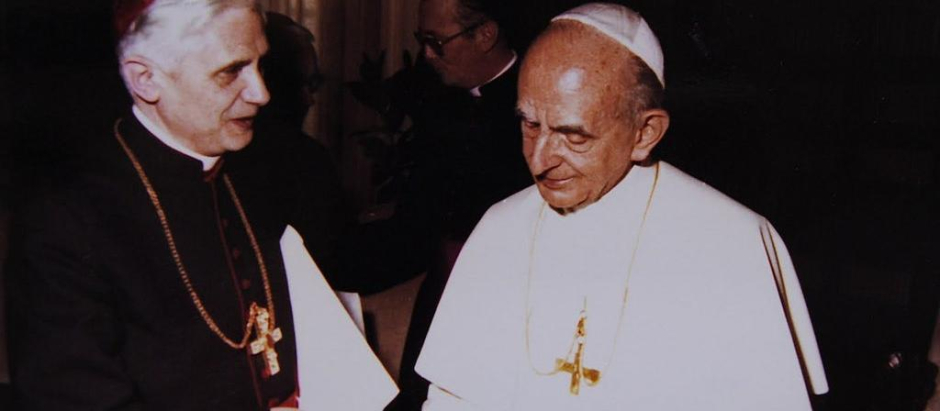 Pablo VI y Joseph Ratzinger
