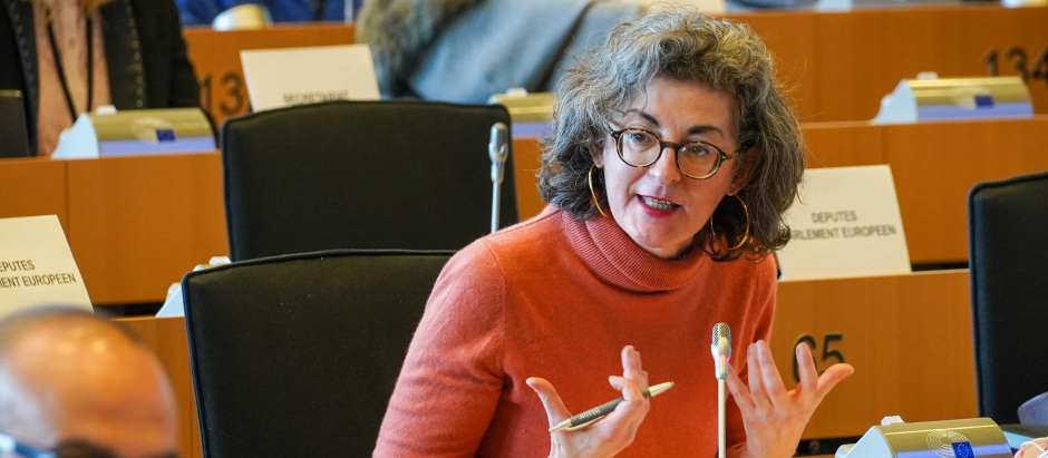 Maite Pagazaurtundúa, eurodiputada independiente integrada en Ciudadanos Europeos, dentro del grupo Renovar Europa