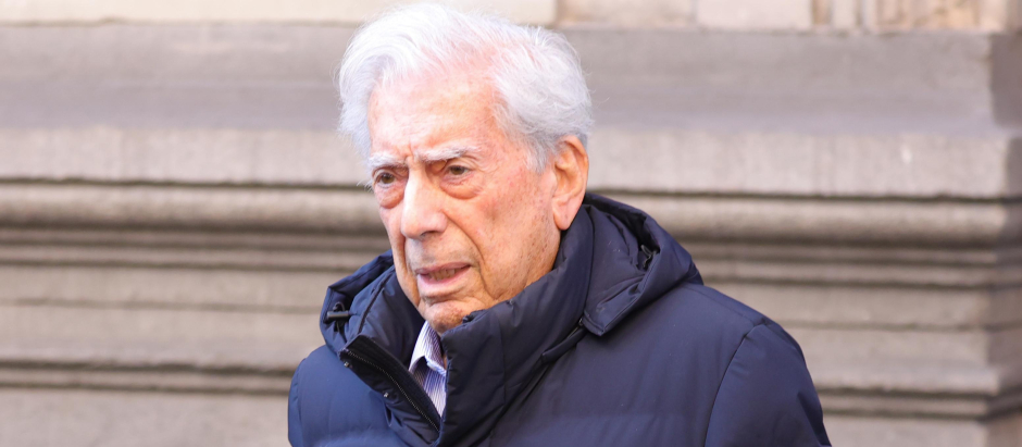 Writer Mario Vargas Llosa in Madrid