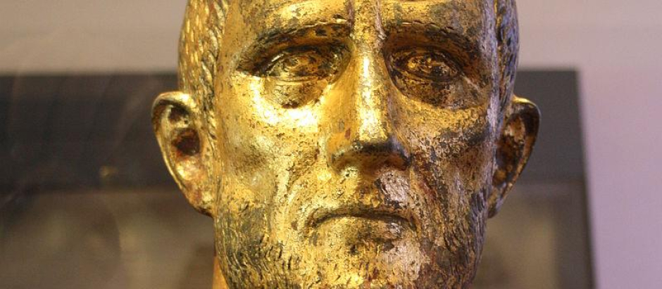 Busto de Aureliano anteriormente identificado como Claudius Gothicus