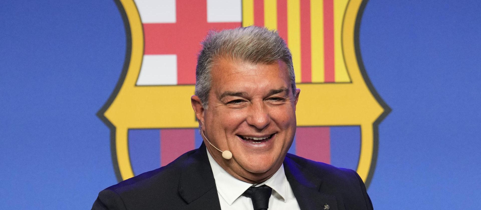 Joan Laporta, presidente del FC Barcelona