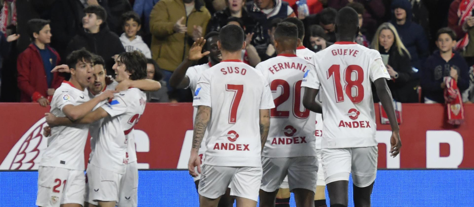 El Sevilla ha ganado al Mallorca en el partido de Liga